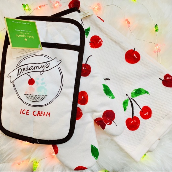 kate spade Other - Kate Spade | Cherry Ice Cream Kitchen Set